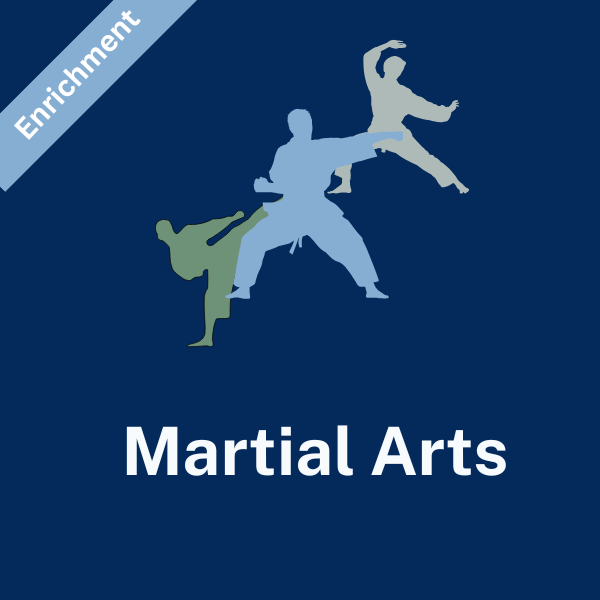 TUESDAY: Martial Arts (Pre-K, Kinder & 1st Grade) Fall