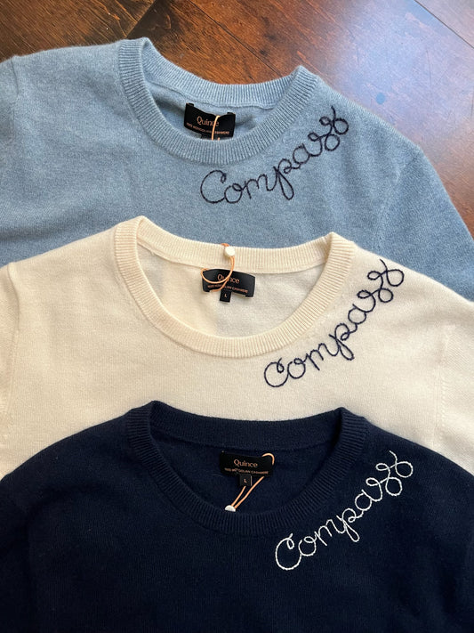 Women's Mongolian Cashmere Crewneck Long Sleeve Sweater