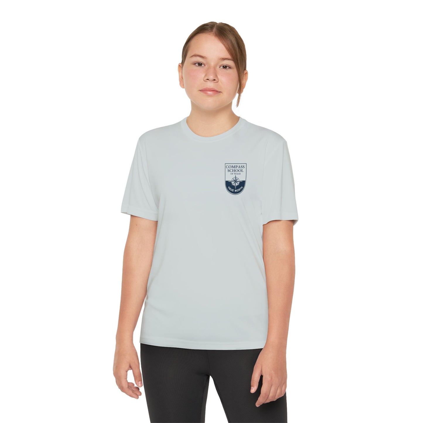 Youth Compass School Tee — "True North" Logo Shirt