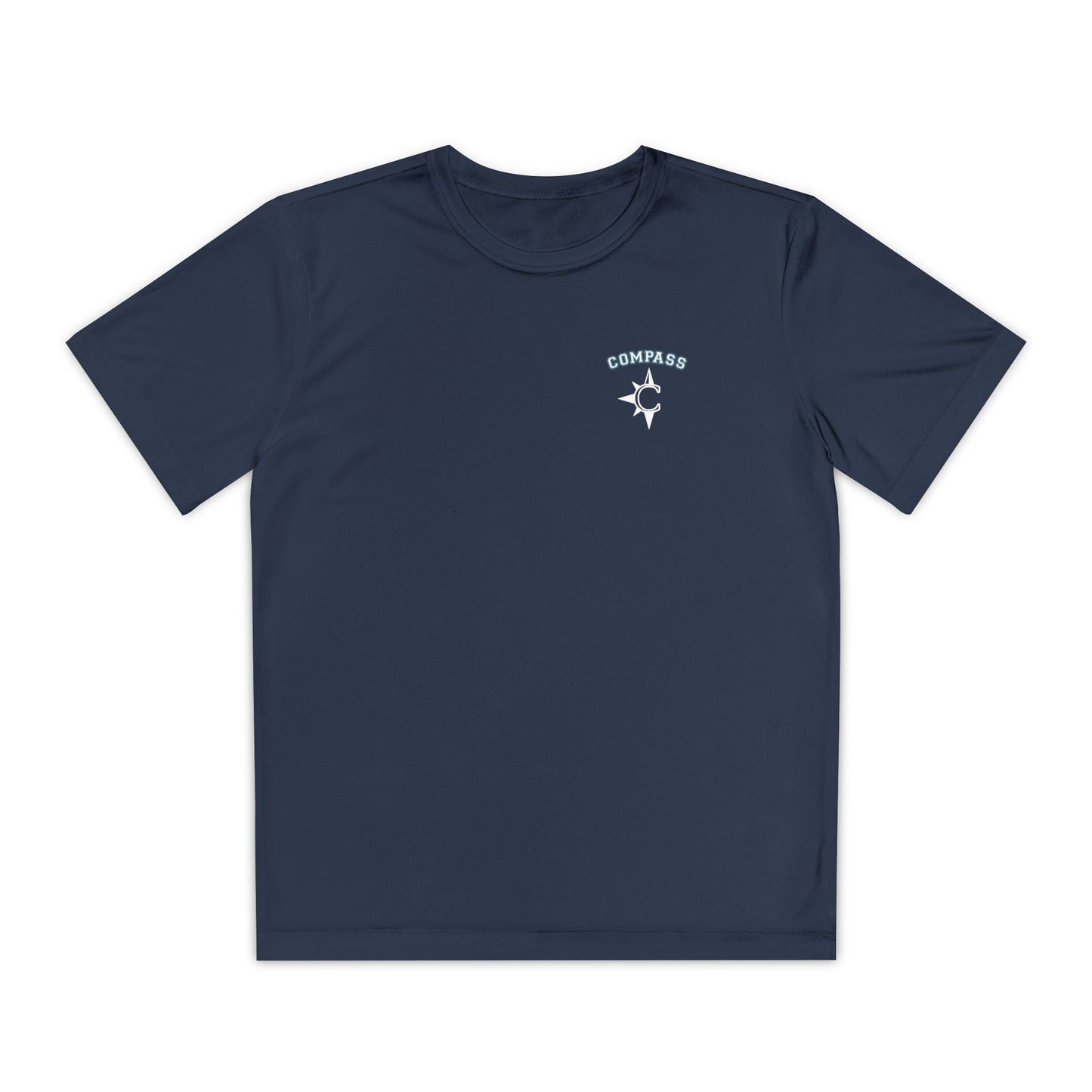 Youth Athletic Tee, Compass Logo