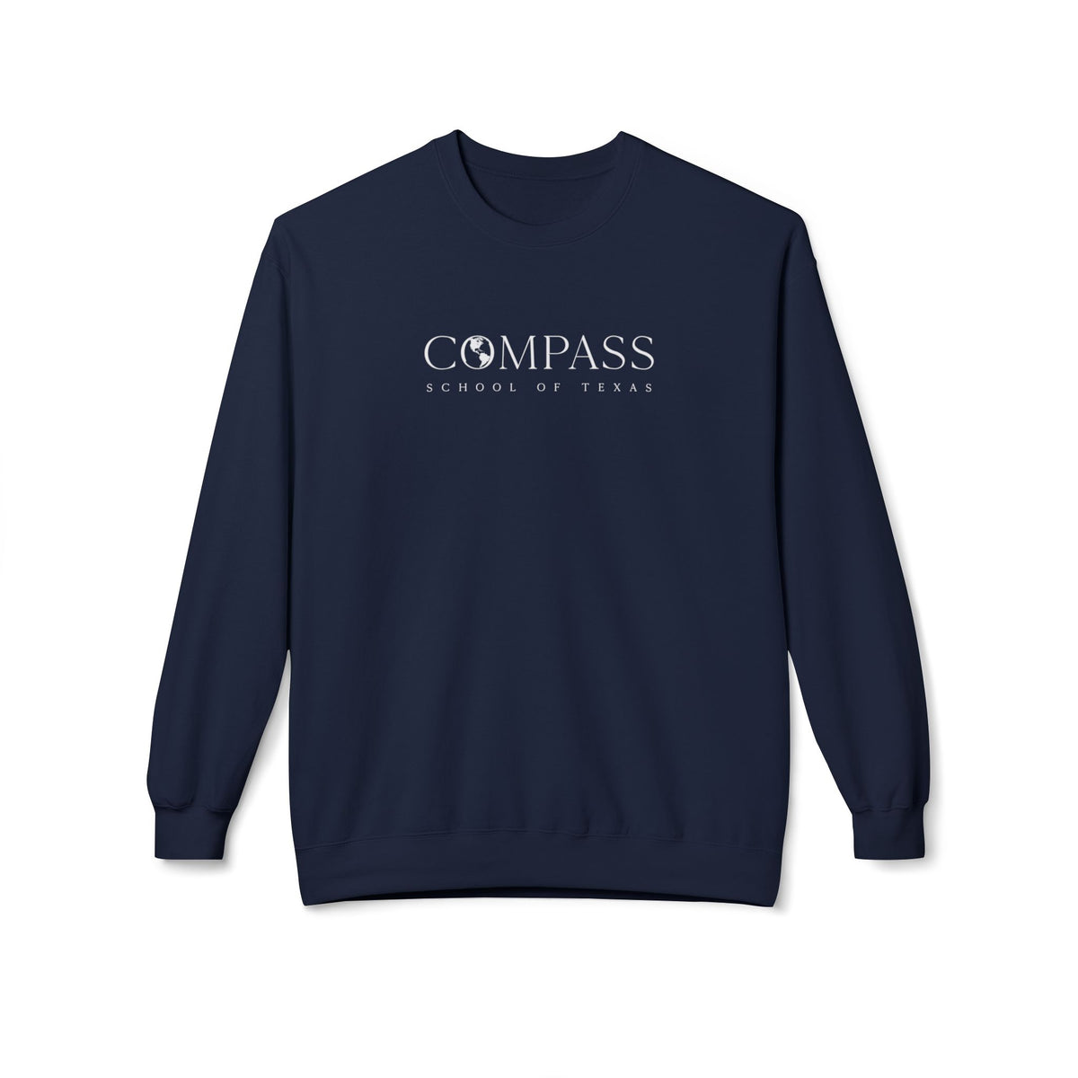 Compass Church Crewneck Sweatshirt — 'Compass' Logo Ministry Pullover