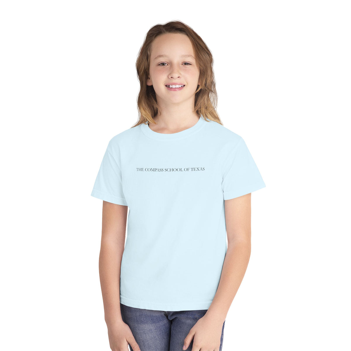 Youth Tee — Texas Flag Vintage Graphic (The Compass School of Texas)