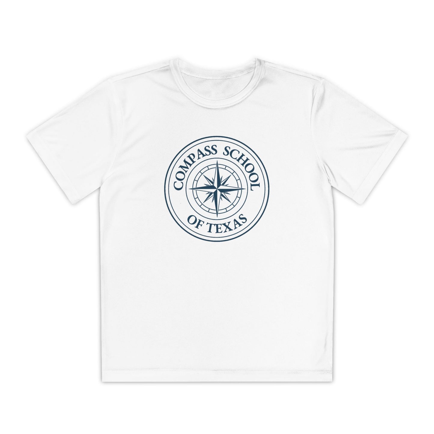 Youth Competitor Tee, Gray Compass School of Texas