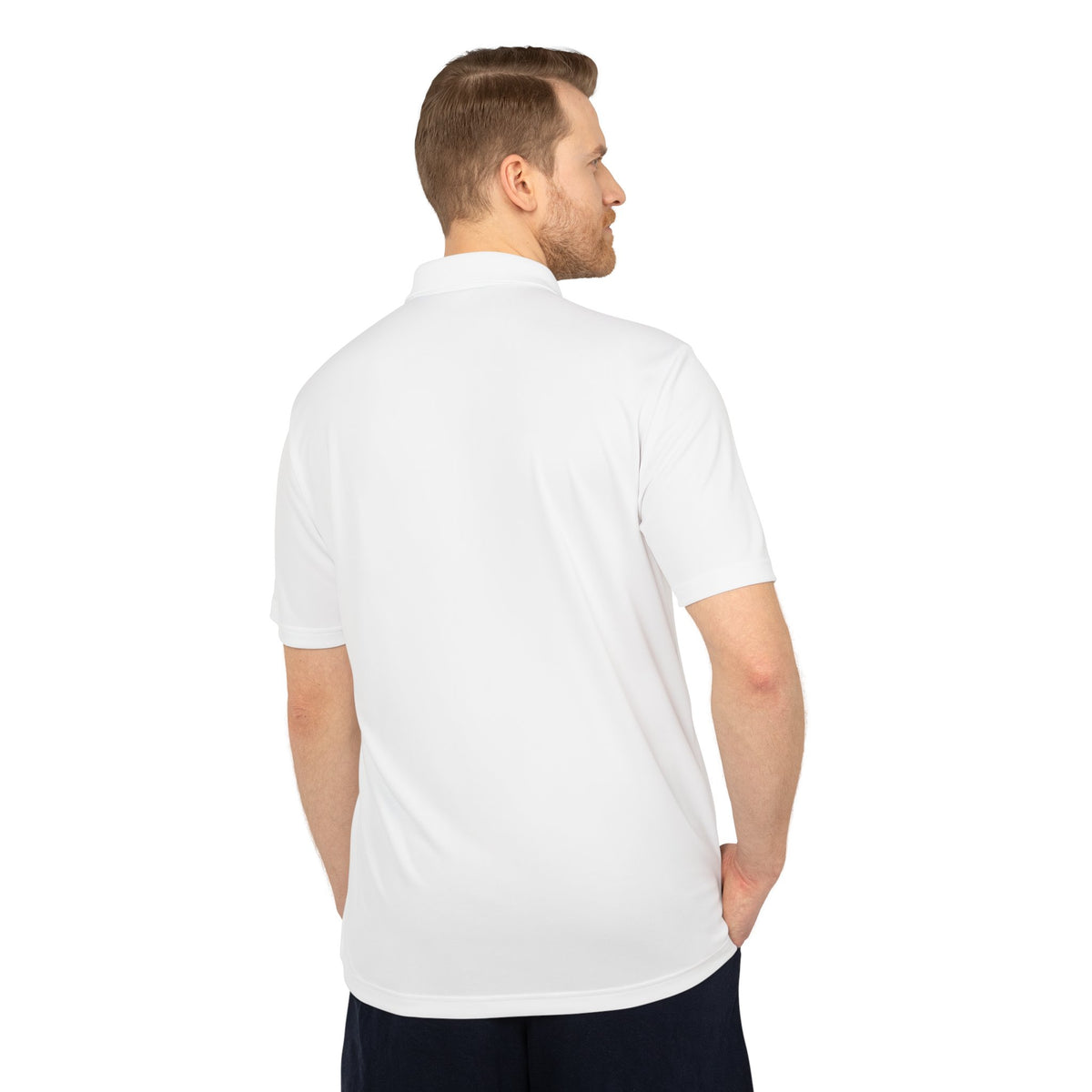 Adidas Performance Polo - Compass Logo Blue