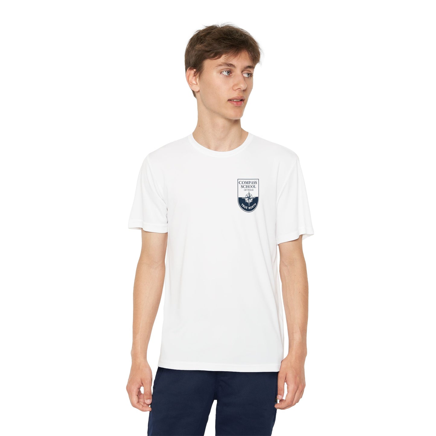 Youth Compass School Tee — "True North" Logo Shirt