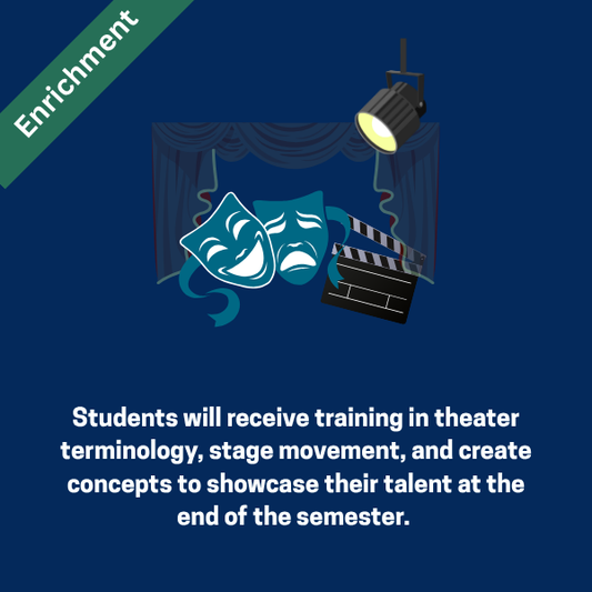 WEDNESDAY: Elementary Theater Academy (1st - 4th Grade) Fall