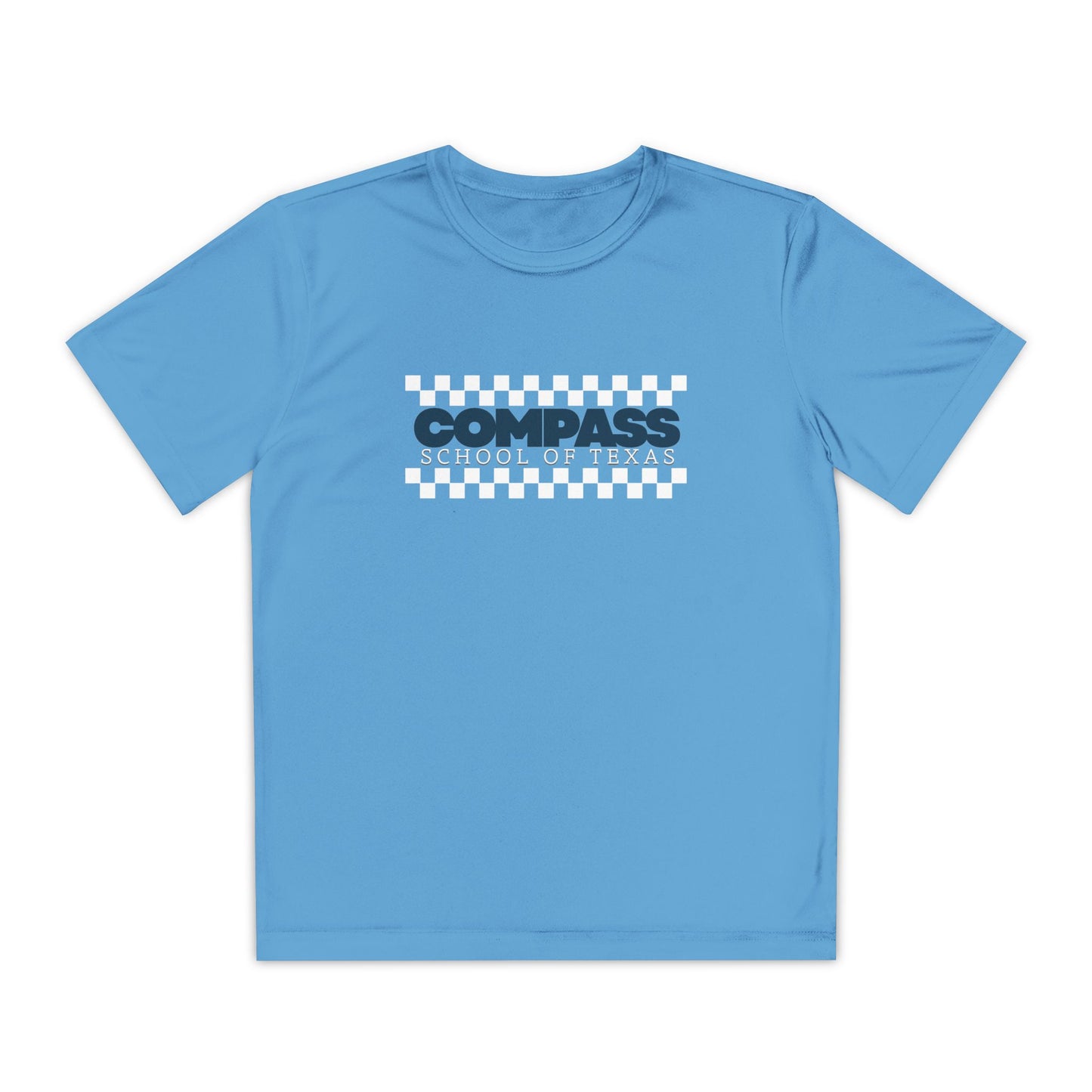 Youth Compass Tee — Kids' Athletic Logo T-Shirt