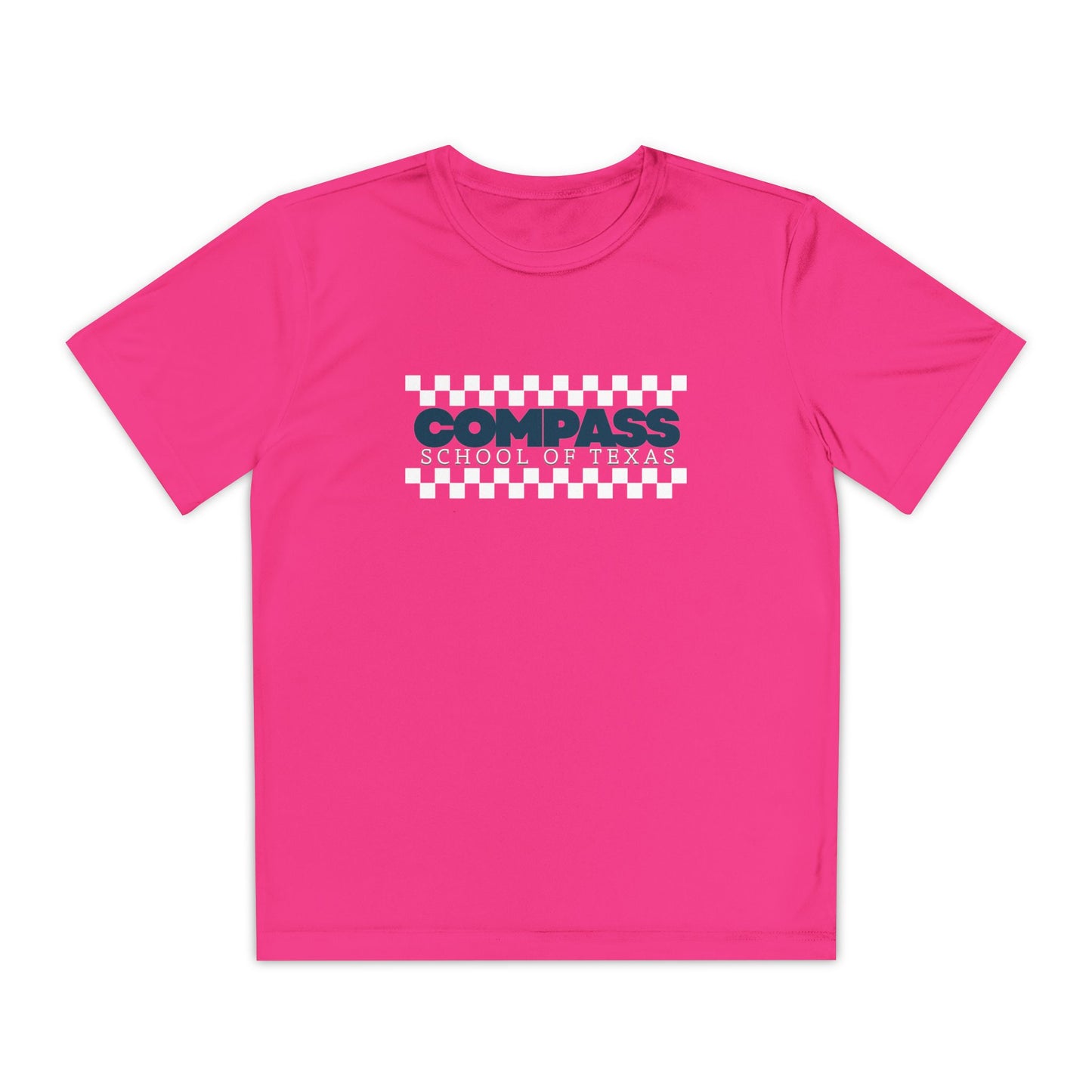 Youth Compass Tee — Kids' Athletic Logo T-Shirt