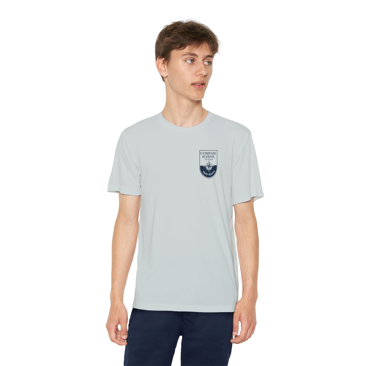 Youth Compass School Tee — "True North" Logo Shirt