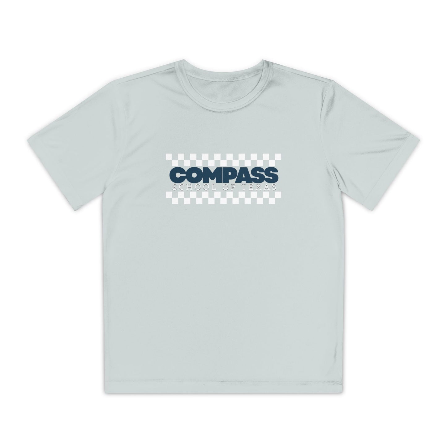 Youth Compass Tee — Kids' Athletic Logo T-Shirt