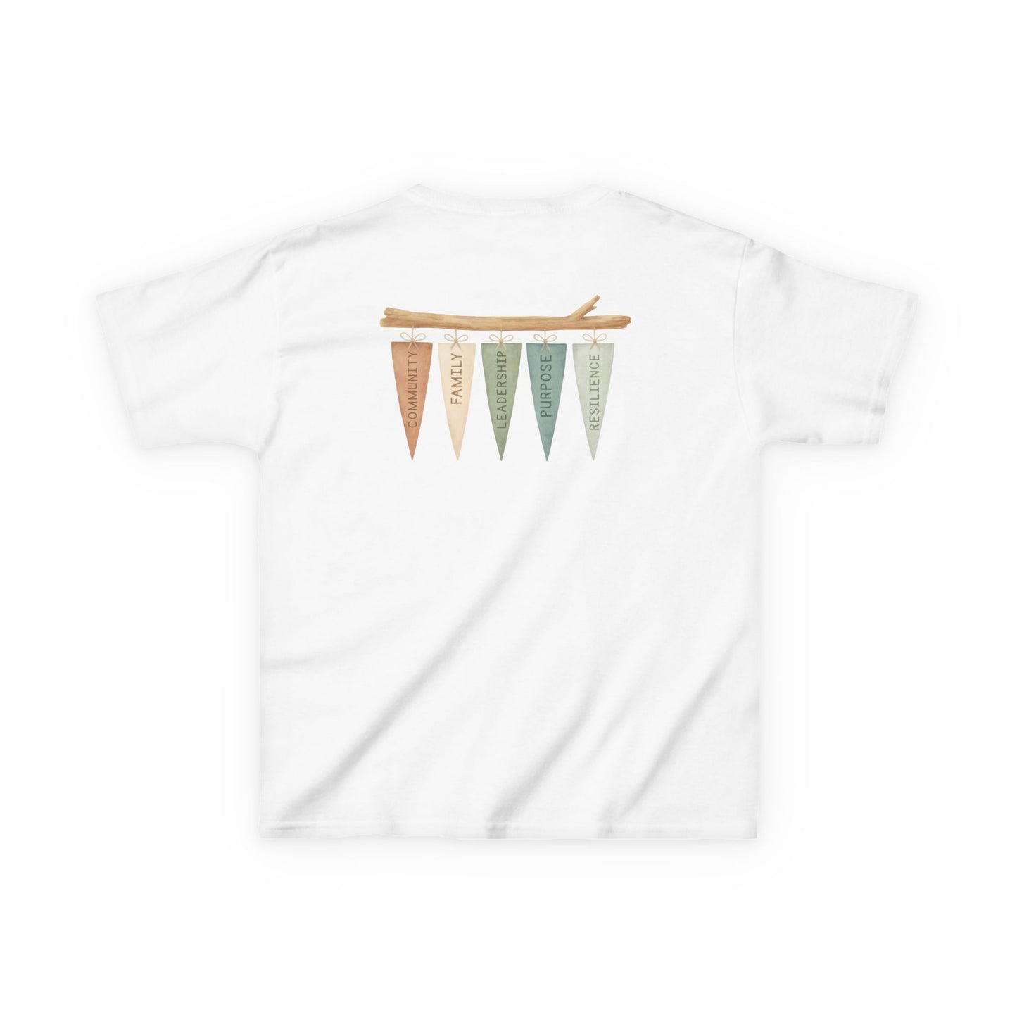 Compass Flag Shirt With Values