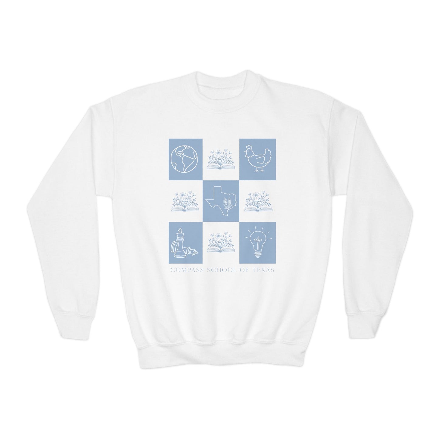 Compass School Chess Youth Sweatshirt