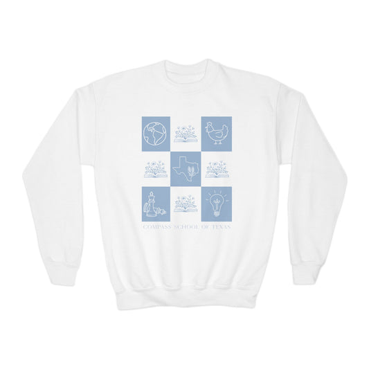 Compass School Chess Youth Sweatshirt
