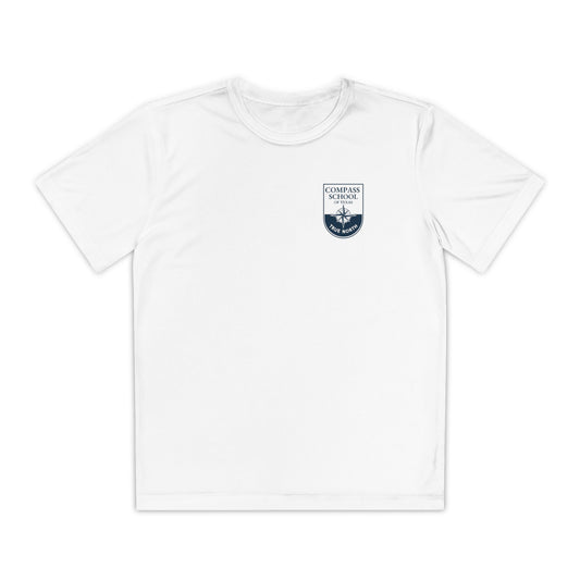Youth Compass School Tee — "True North" Logo Shirt