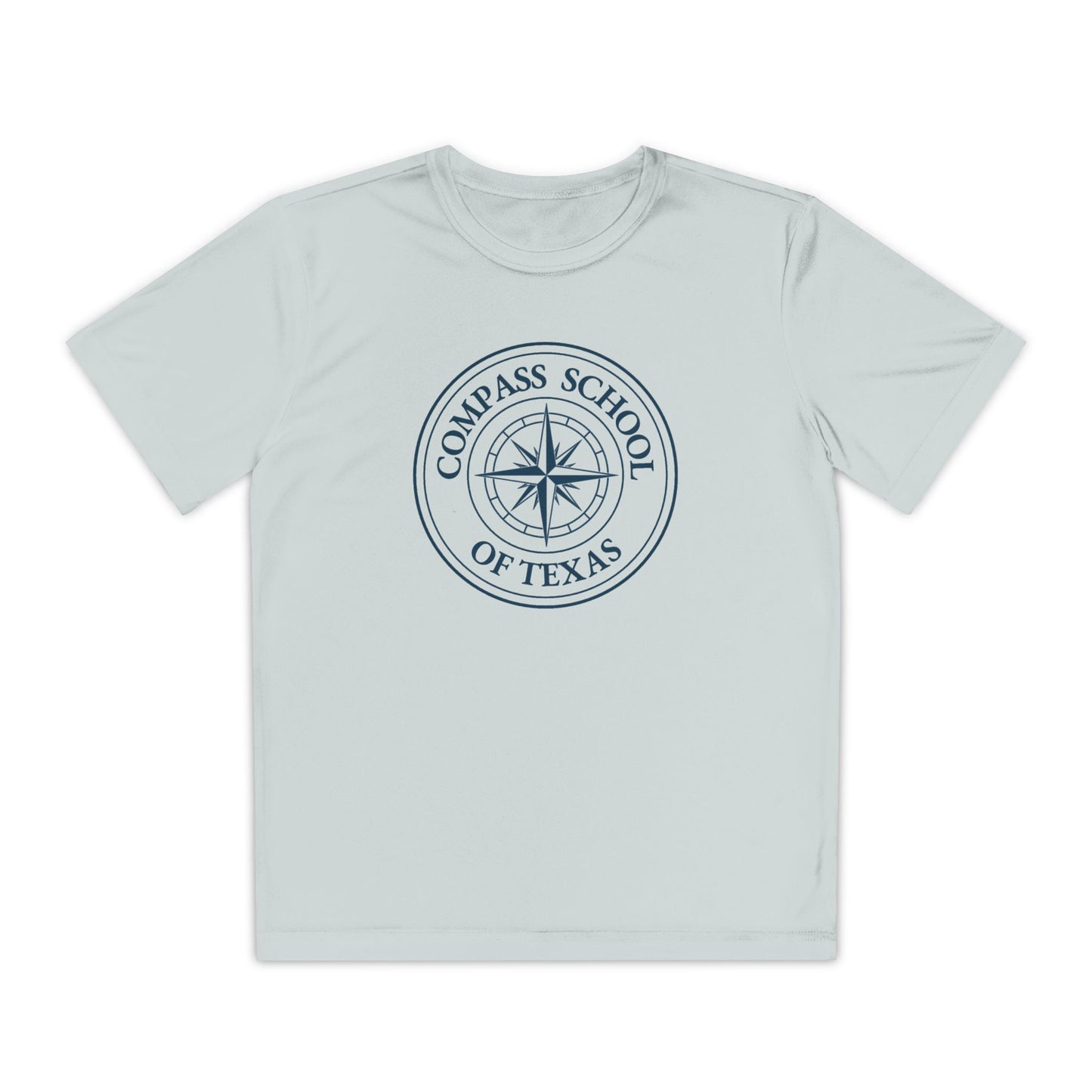 Youth Competitor Tee, Gray Compass School of Texas