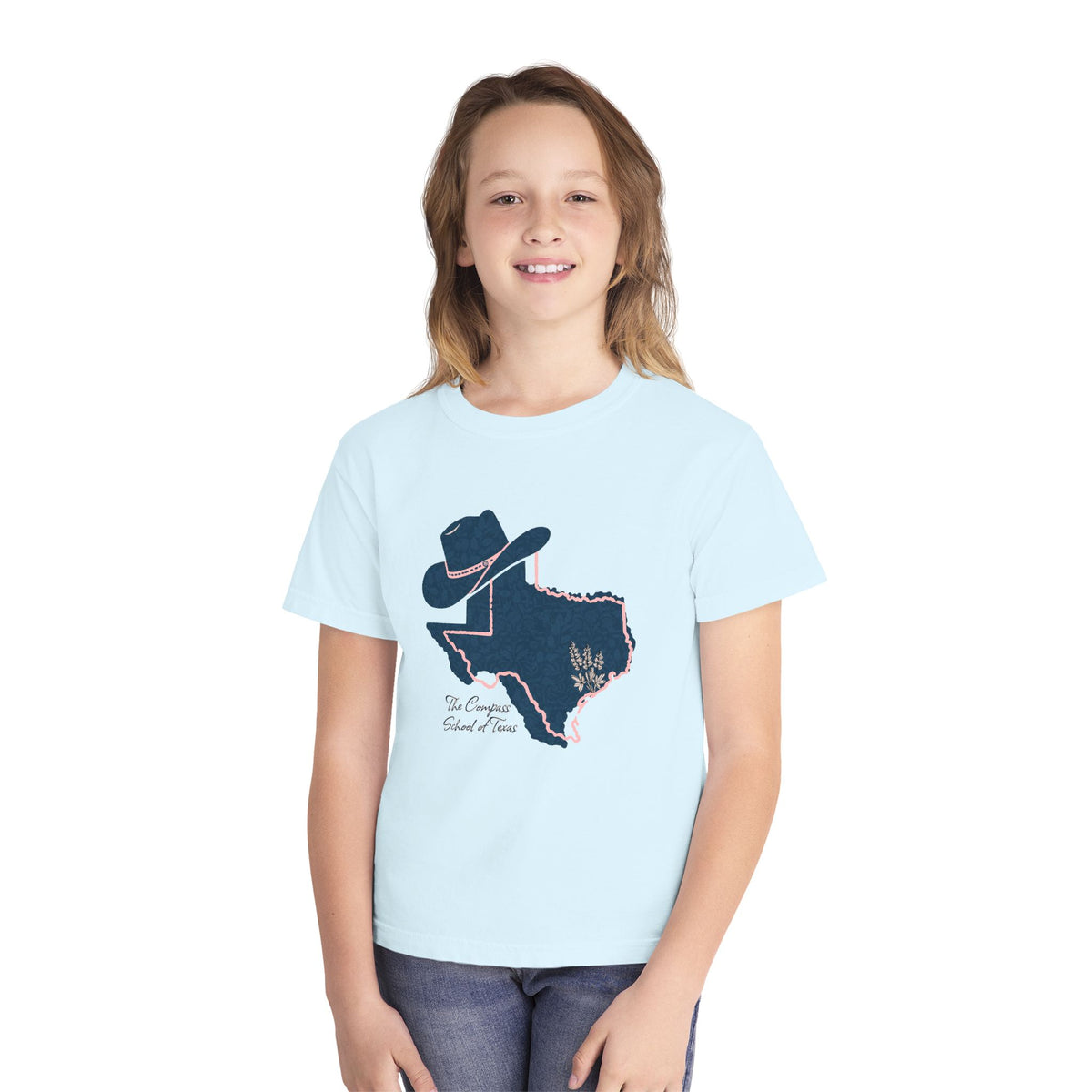 Texas Cowboy Youth T‑Shirt — Kids Lone Star State Tee