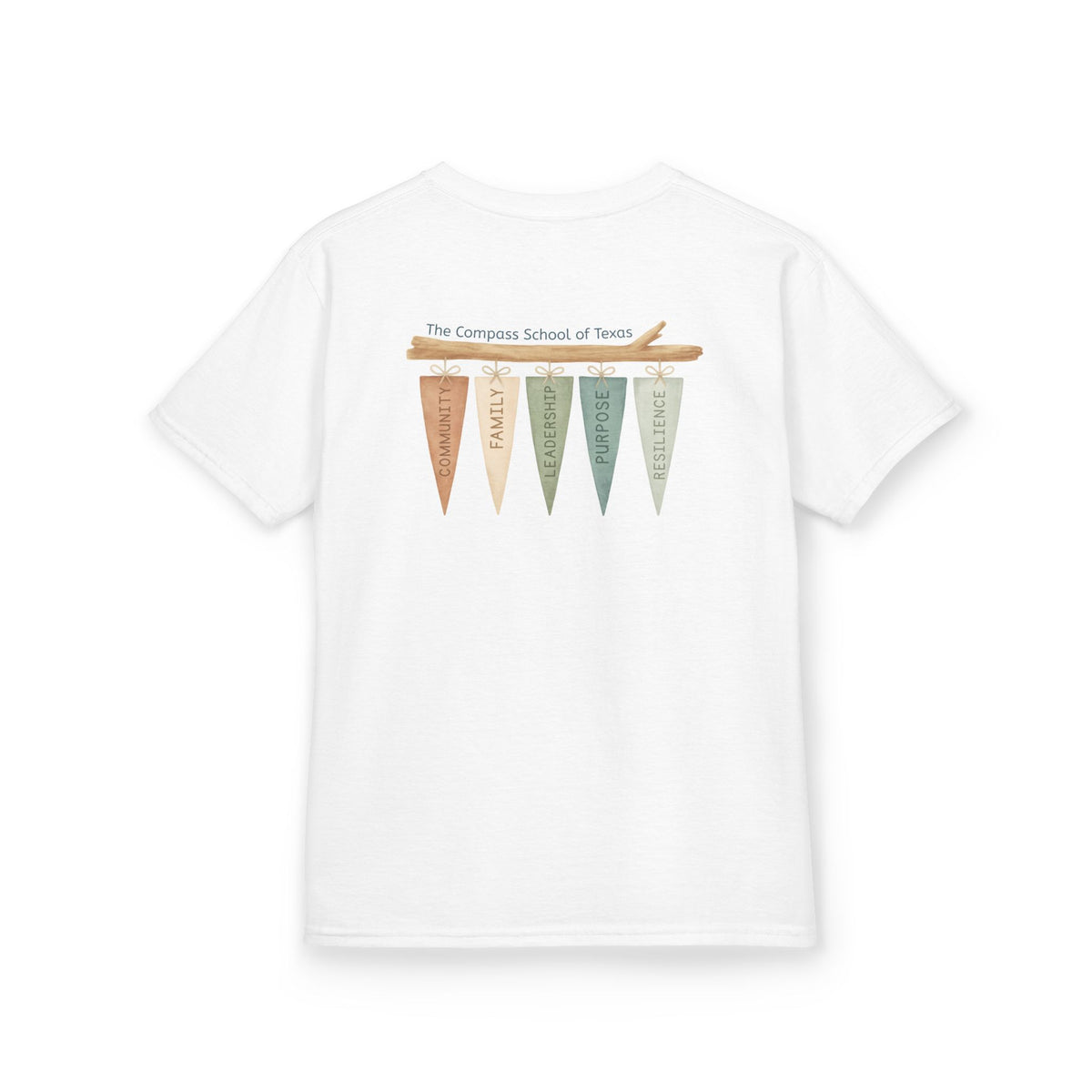 Compass Flag Shirt With Values