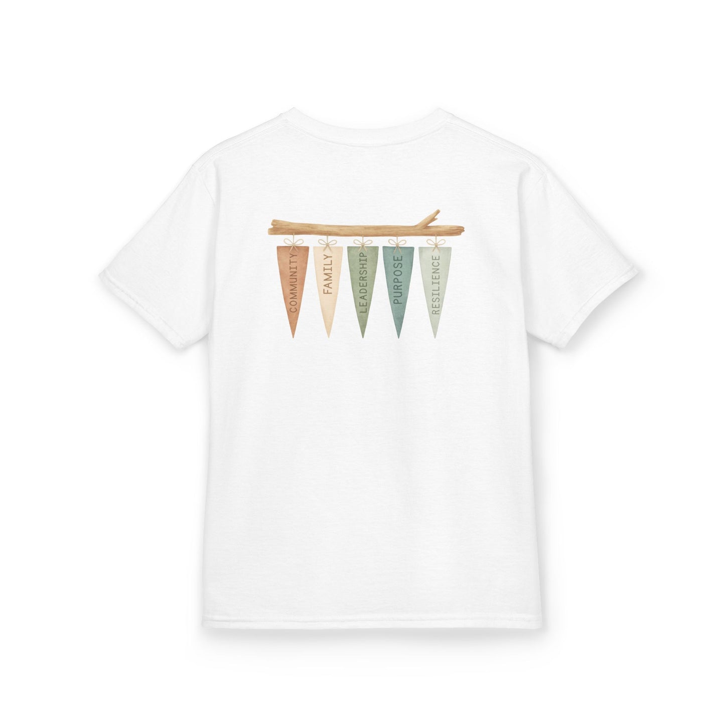 Compass Flag Shirt With Values