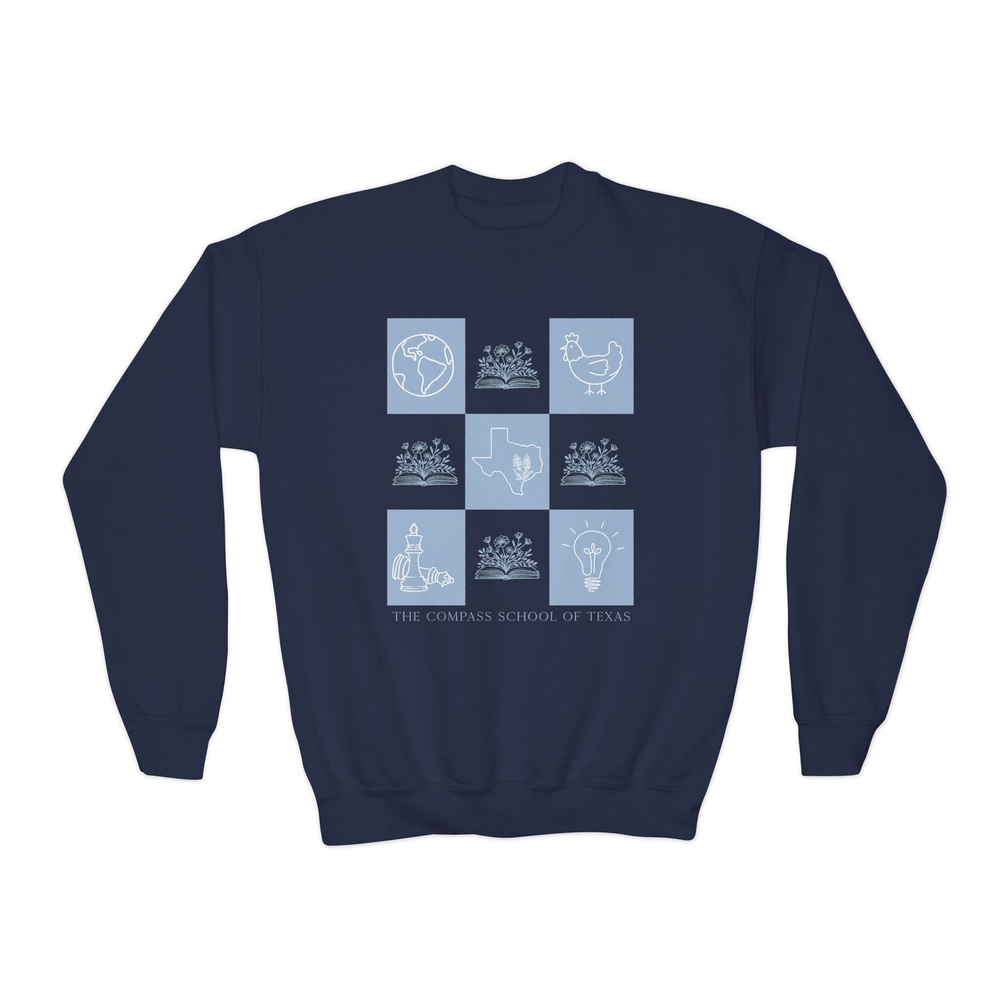 Compass School Chess Youth Sweatshirt