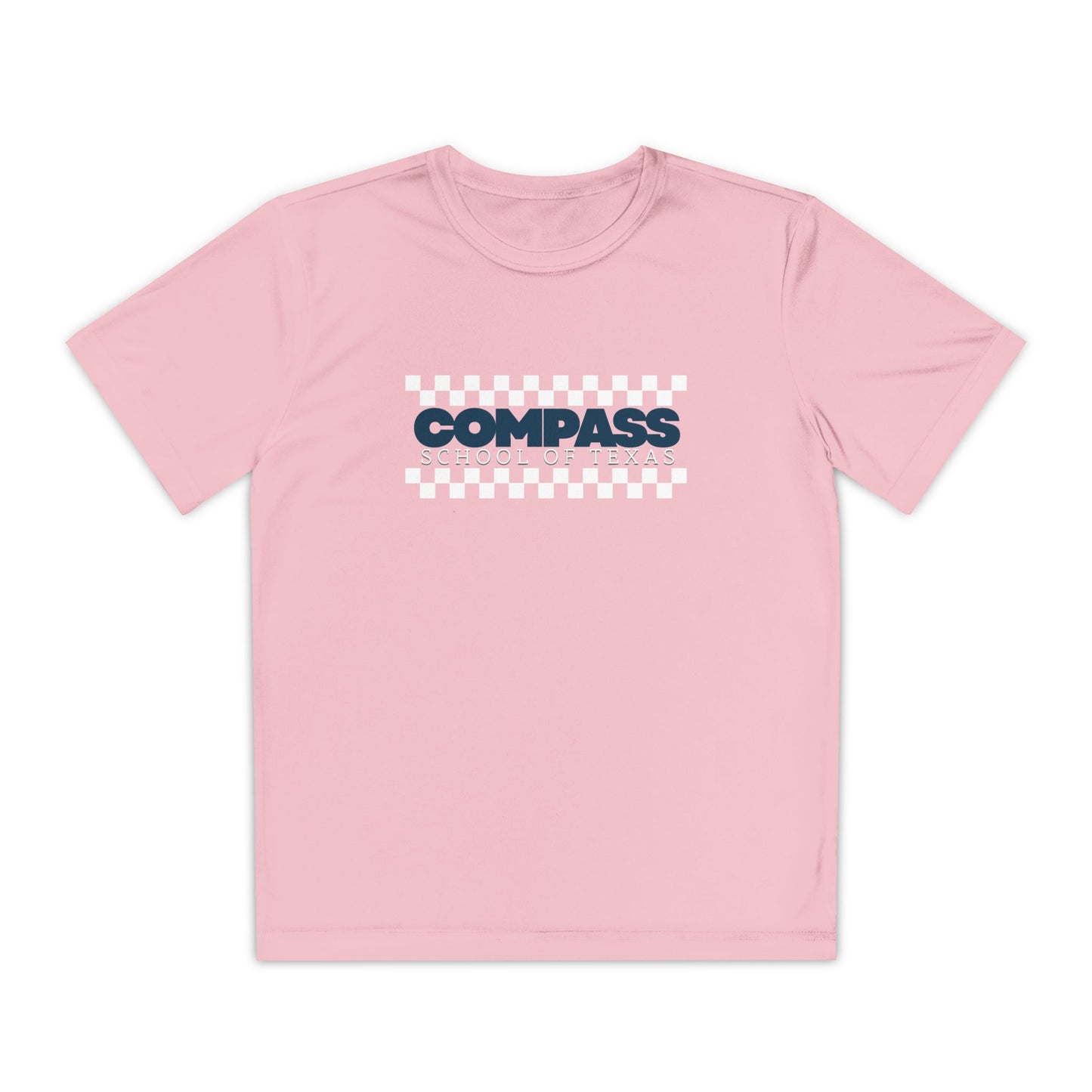 Youth Compass Tee — Kids' Athletic Logo T-Shirt