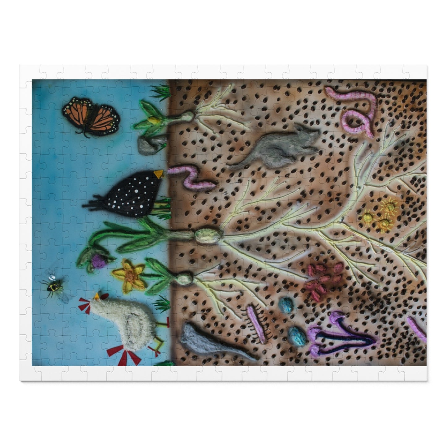 Jigsaw Puzzle Compass School Year Book Cover