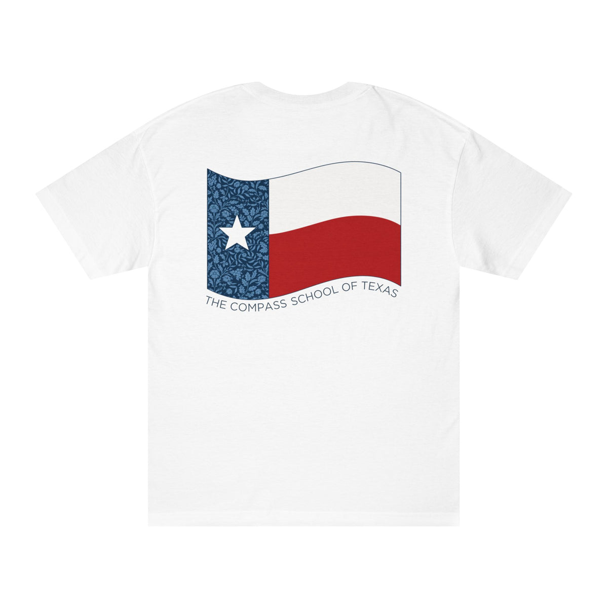 Adult-  Compass Texas Flag T-Shirt