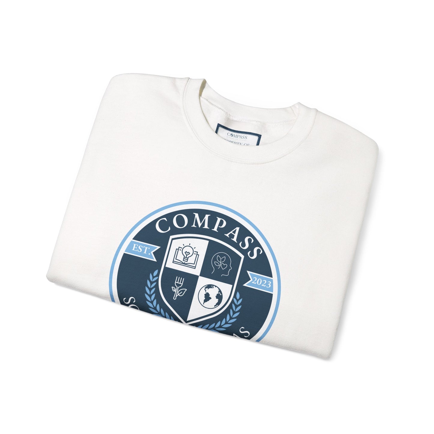 Compass School of Texas Crewneck Sweatshirt | Unisex Cozy Pullover