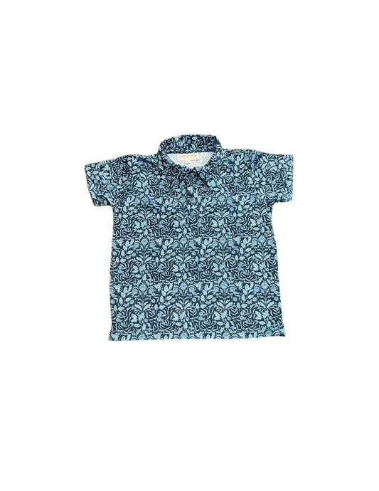 Polo Golf Shirt - Compass Pattern