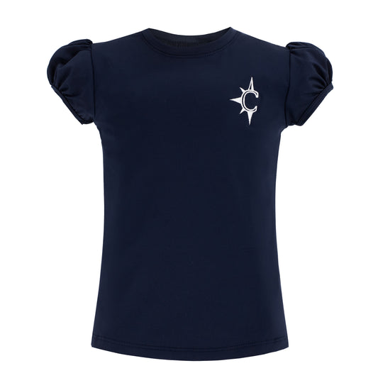 Girl Top With Compass Logo