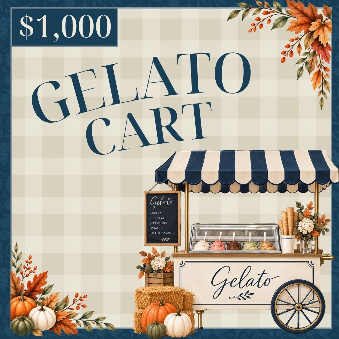 Fall Festival Sponsorship: Gelato Cart
