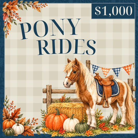 Fall Festival Sponsorship: Pony Rides