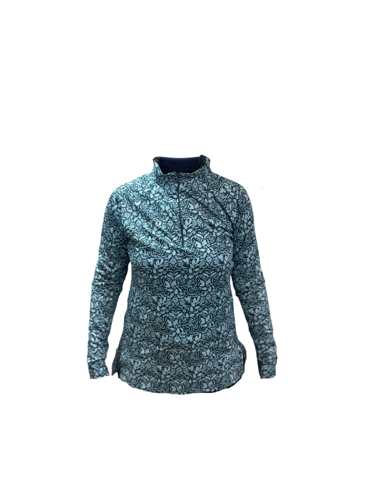 Women's Compass Pattern Half-Zip